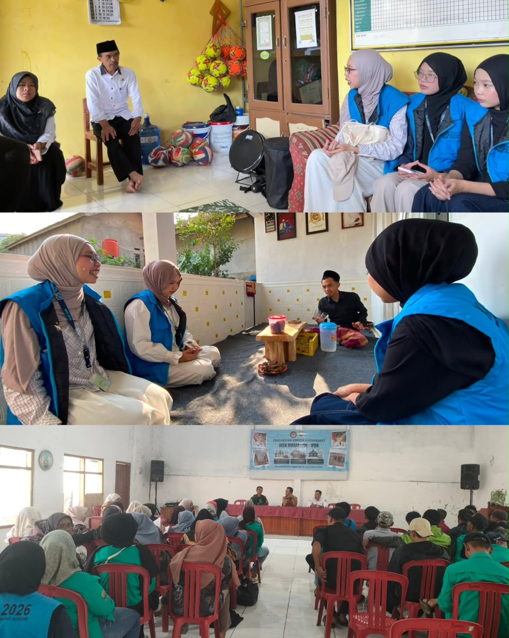 Kunjungan dan Koordinasi Sekolah, Madrasah, dan Kantor Desa Pamulihan